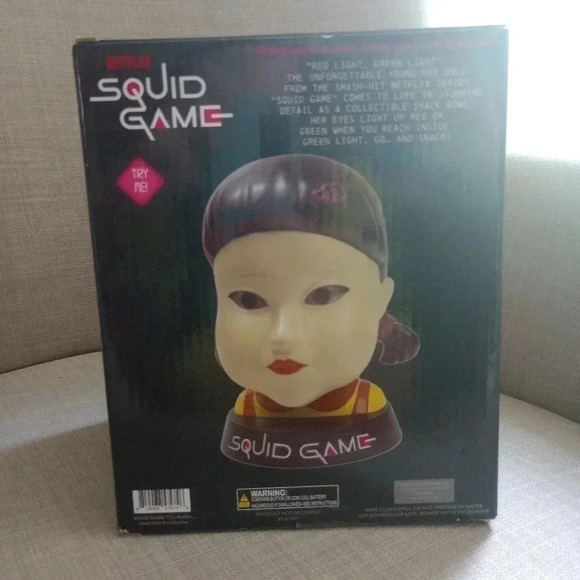 Squid Game - Red Light Green Light Popcorn Bowl Korean tv show anime scary movie - Picture 6 of 7